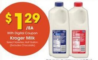 Kroger Kroger Milk offer