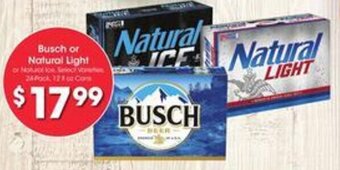 Kroger Busch or Natural Light offer