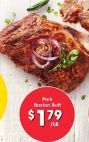 Kroger Pork Boston Butt offer