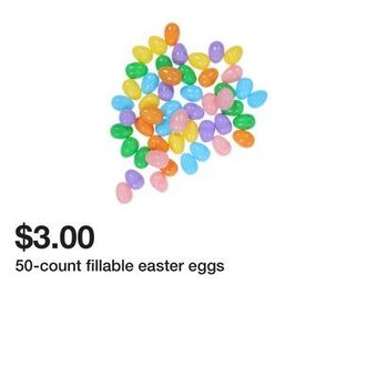 Five Below 50-count fillable easter eggs offer
