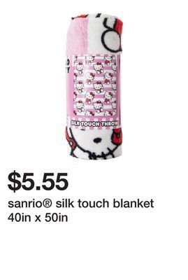 Five Below Sanrio® silk touch blanket 40in x 50in offer