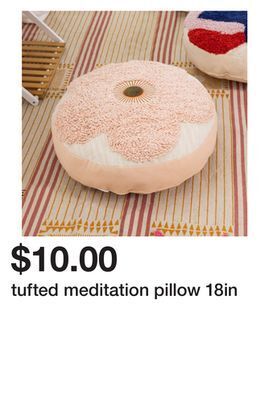 Five Below Tufted meditation pillow 18in offer