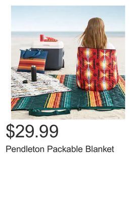 Costco Pendleton packable blanket offer