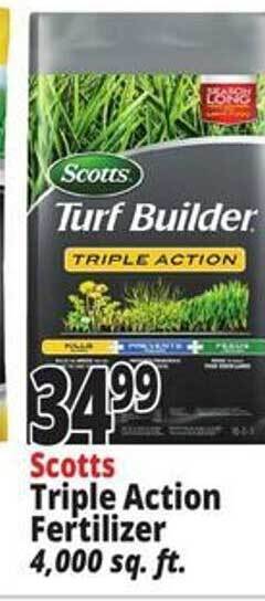 Ocean State Job Lot Scotts triple action fertilizer offer
