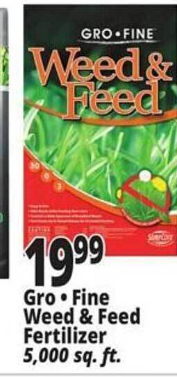 Ocean State Job Lot Gro fine weed & feed fertilizer offer