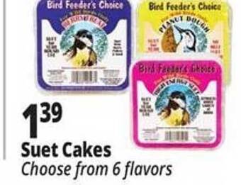 Ocean State Job Lot Suet cakes offer