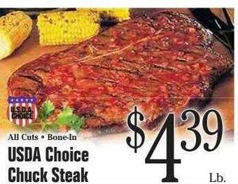 Usda choice chuck steak