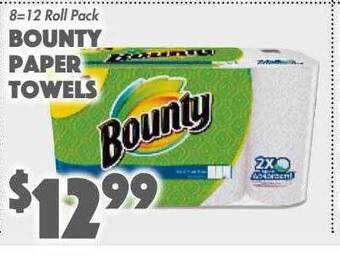The Food Emporium Bounty paper towels offer