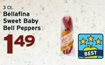 Hannaford Bellafina sweet baby bell peppers offer
