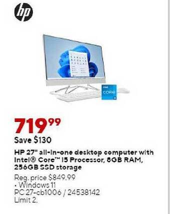 Staples Hp 27 offer