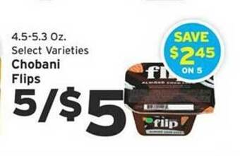 Hannaford Chobani flips offer