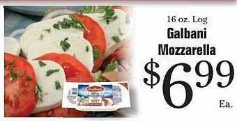 Morton Williams Galbani mozzarella offer