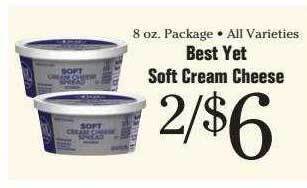 Morton Williams Best yet soft cream cheese offer