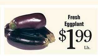 Morton Williams Fresh eggplant offer