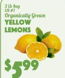 The Food Emporium Yellow lemons offer