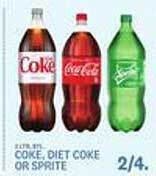 Kings Food Markets Coke, diet coke or sprite offer