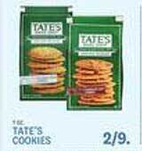 Kings Food Markets Tate's cookies offer