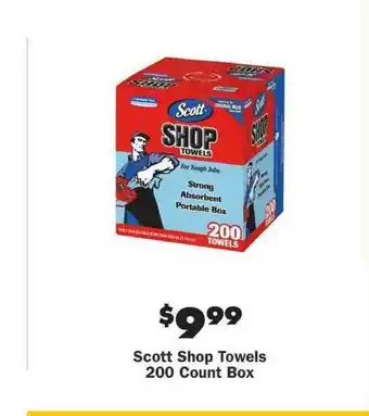 Advance Auto Parts Scott Shop Towels 200 Count Box offer
