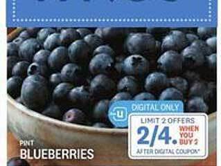 Kings Food Markets Blueberries offer