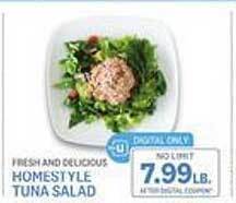 Kings Food Markets Homestyle tuna salad offer