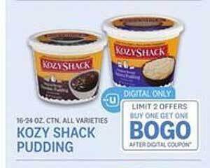 Kings Food Markets Kozy shack pudding offer