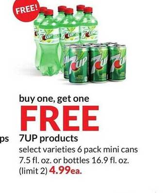 Hy-Vee 7up products offer