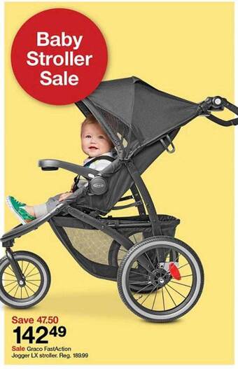 Target Graco fastaction jogger lx stroller offer