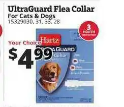 Rural King Ultraguard Flea Collar For Cats & Dogs offer