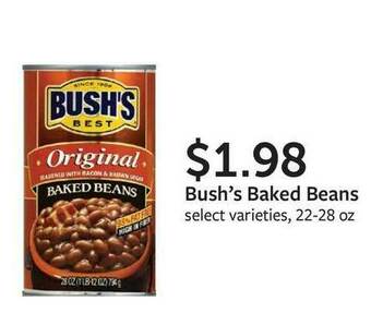 Fareway Bush's Baked Beans offer