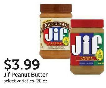 Fareway Jif Peanut Butter offer
