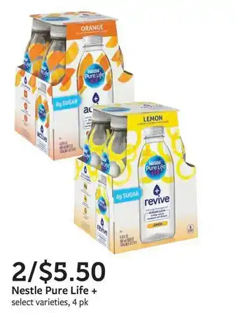 Fareway Nestle Pure Life + offer