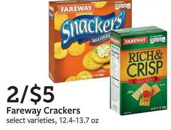 Fareway Fareway Crackers offer