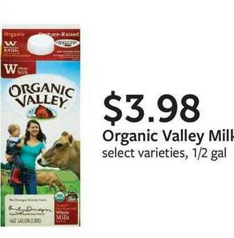 Fareway Organic Valley Milk offer