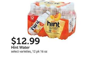Fareway Hint Water offer