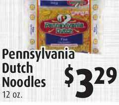 Gristedes Pennsylvania Dutch Noodles offer