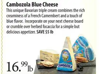 Market of Choice Cambozola Blue Cheese offer
