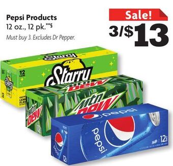 Family Dollar Pepsi products offer