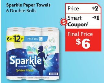 Family Dollar Sparkle paper towels offer