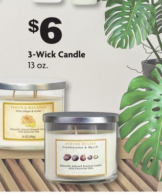 Family Dollar 3-wick candle offer