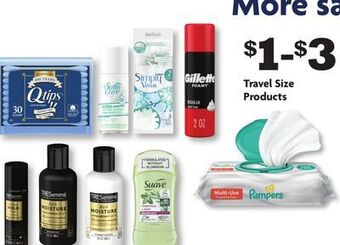 Family Dollar Travel size products offer