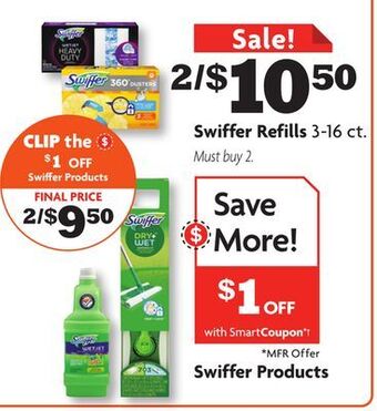 Family Dollar Swiffer refills offer