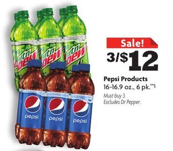 Family Dollar Pepsi products offer