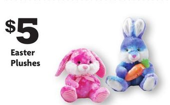 Family Dollar Easter plushes offer