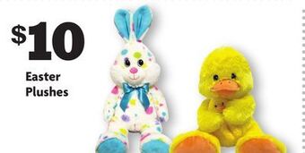 Family Dollar Easter plushes offer