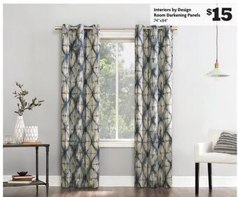 Family Dollar Interiors by design room darkening panels offer