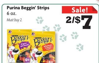 Family Dollar Purina beggin' strips offer