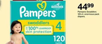 Target Pampers swaddlers offer