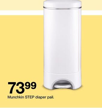 Target Munchkin step diaper pail offer