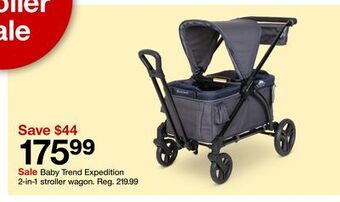 Target Baby trend expedition 2-in-1 stroller wagon offer