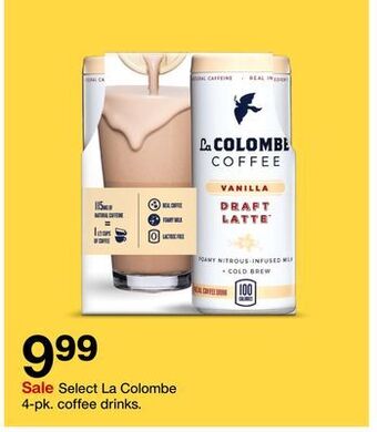 Target Select la colombe 4-pk. coffee drinks offer